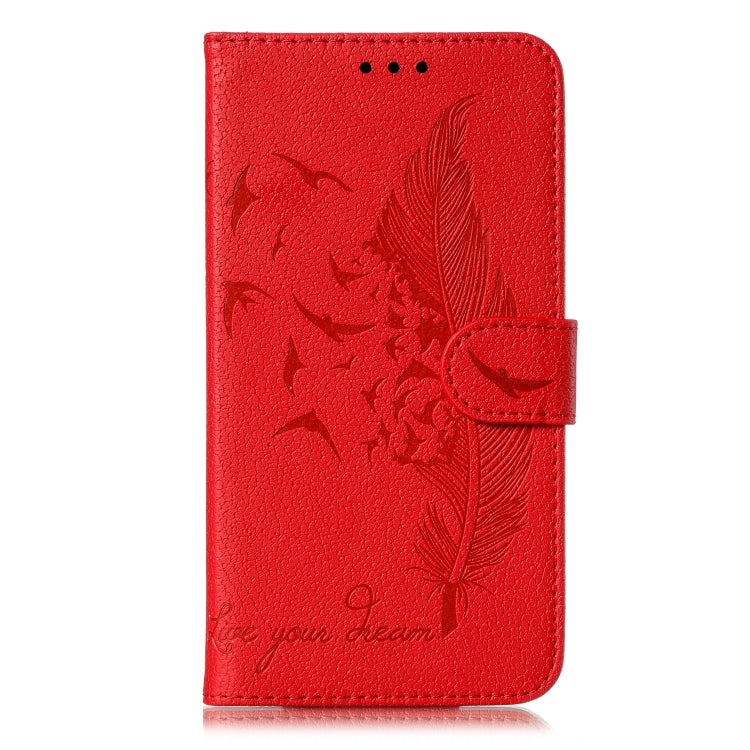 Feather Pattern Litchi Texture Horizontal Flip Leather Case with Wallet & Holder & Card Slots, For iPhone SE 2022 / SE 2020 / 8 / 7, For iPhone 7 Plus / 8 Plus, For iPhone 11 Pro, For iPhone 11, For iPhone 11 Pro Max, For iPhone XS /X, For iPhone XR���...