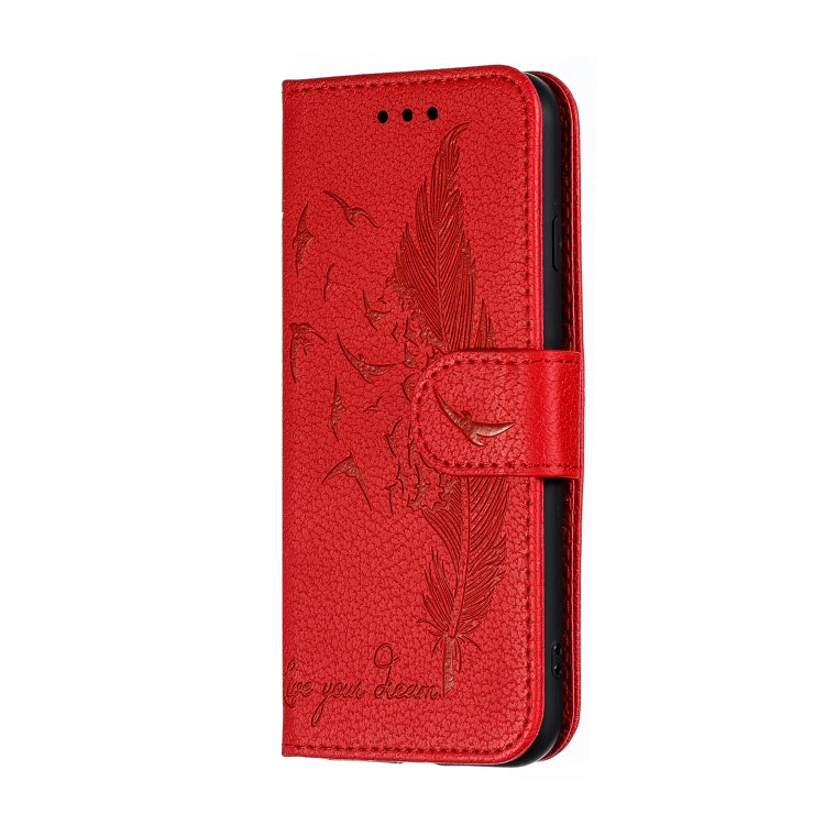 Feather Pattern Litchi Texture Horizontal Flip Leather Case with Wallet & Holder & Card Slots, For iPhone SE 2022 / SE 2020 / 8 / 7, For iPhone 7 Plus / 8 Plus, For iPhone 11 Pro, For iPhone 11, For iPhone 11 Pro Max, For iPhone XS /X, For iPhone XR���...