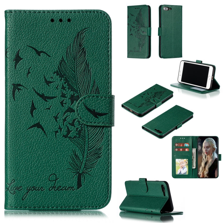 Feather Pattern Litchi Texture Horizontal Flip Leather Case with Wallet & Holder & Card Slots, For iPhone SE 2022 / SE 2020 / 8 / 7, For iPhone 7 Plus / 8 Plus, For iPhone 11 Pro, For iPhone 11, For iPhone 11 Pro Max, For iPhone XS /X, For iPhone XR���...