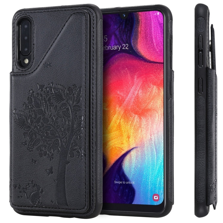 Cat Tree Embossing Pattern Shockproof Protective Case with Card Slots & Photo Frame, For iPhone 6 Plus, For iPhone 6, For iPhone 7 / 8, For iPhone 7 Plus / 8 Plus, For iPhone X, For iPhone XR, For iPhone XS Max, For iPhone XS, For iPhone 11 Pro��������...