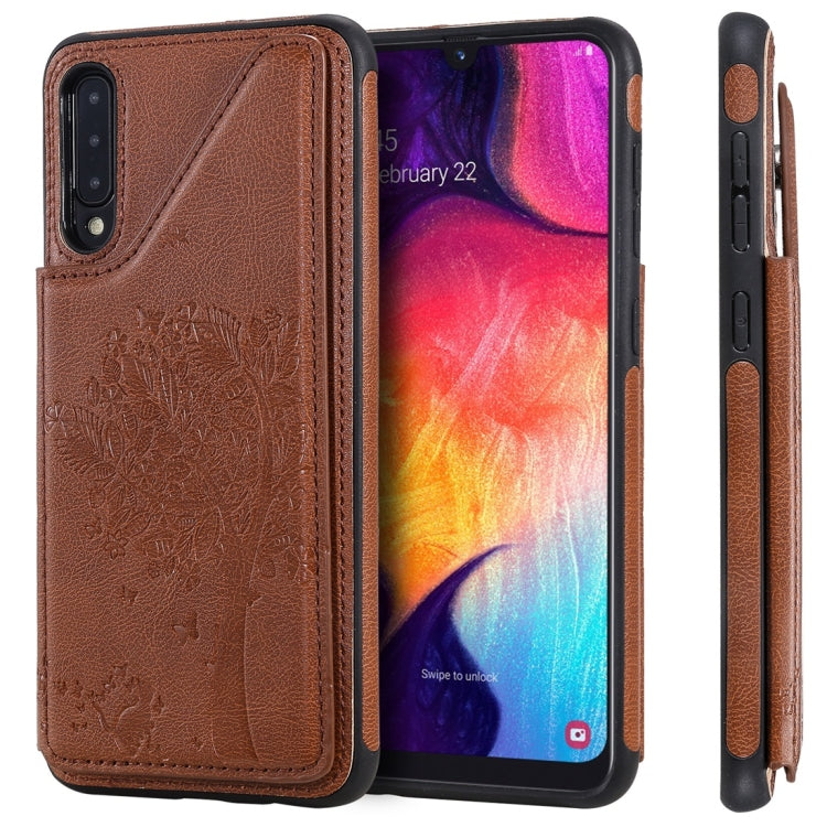 Cat Tree Embossing Pattern Shockproof Protective Case with Card Slots & Photo Frame, For iPhone 6 Plus, For iPhone 6, For iPhone 7 / 8, For iPhone 7 Plus / 8 Plus, For iPhone X, For iPhone XR, For iPhone XS Max, For iPhone XS, For iPhone 11 Pro��������...
