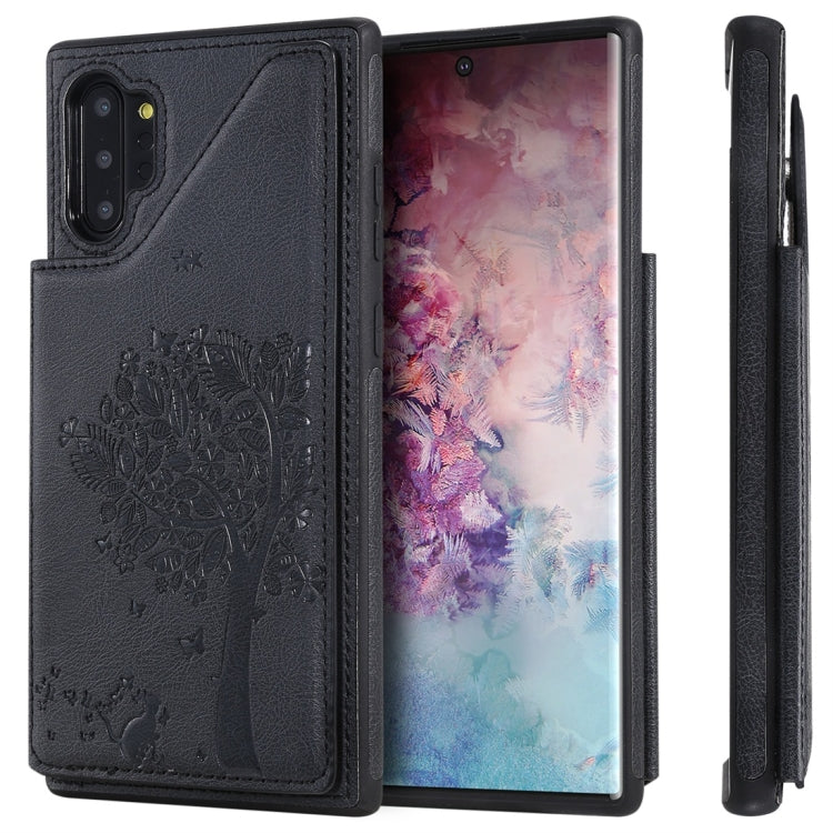 Cat Tree Embossing Pattern Shockproof Protective Case with Card Slots & Photo Frame, For iPhone 6 Plus, For iPhone 6, For iPhone 7 / 8, For iPhone 7 Plus / 8 Plus, For iPhone X, For iPhone XR, For iPhone XS Max, For iPhone XS, For iPhone 11 Pro��������...