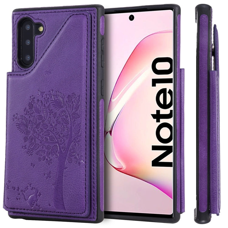 Cat Tree Embossing Pattern Shockproof Protective Case with Card Slots & Photo Frame, For iPhone 6 Plus, For iPhone 6, For iPhone 7 / 8, For iPhone 7 Plus / 8 Plus, For iPhone X, For iPhone XR, For iPhone XS Max, For iPhone XS, For iPhone 11 Pro��������...