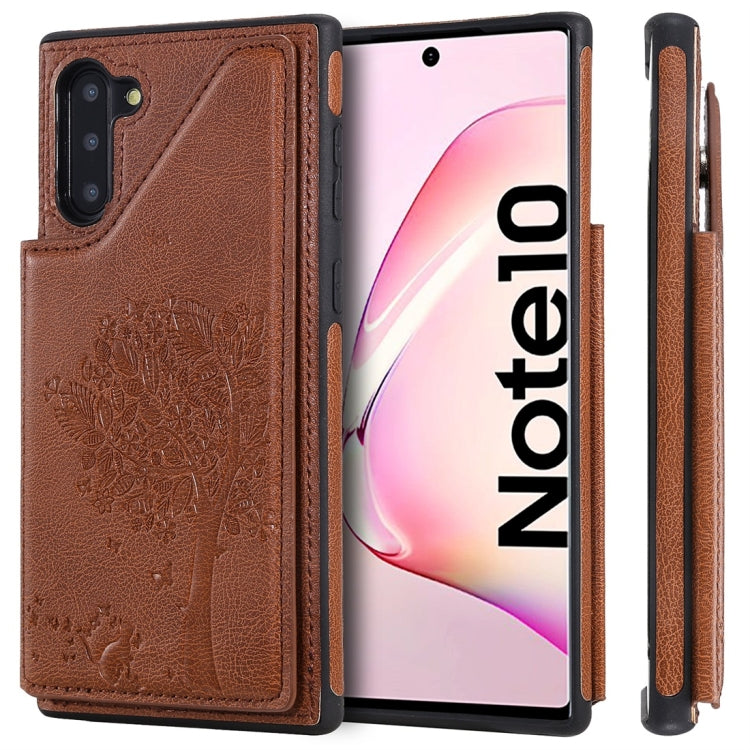 Cat Tree Embossing Pattern Shockproof Protective Case with Card Slots & Photo Frame, For iPhone 6 Plus, For iPhone 6, For iPhone 7 / 8, For iPhone 7 Plus / 8 Plus, For iPhone X, For iPhone XR, For iPhone XS Max, For iPhone XS, For iPhone 11 Pro��������...