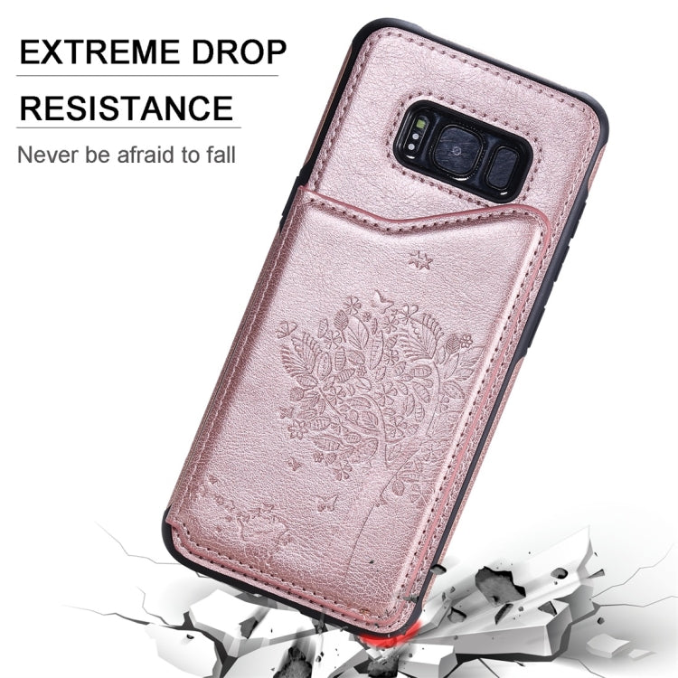 Cat Tree Embossing Pattern Shockproof Protective Case with Card Slots & Photo Frame, For Galaxy S8, For Galaxy S8+, For Galaxy S9, For Galaxy S9+, For Galaxy S10 5G, For Galaxy S10e, For Galaxy S10, For Galaxy S10+
