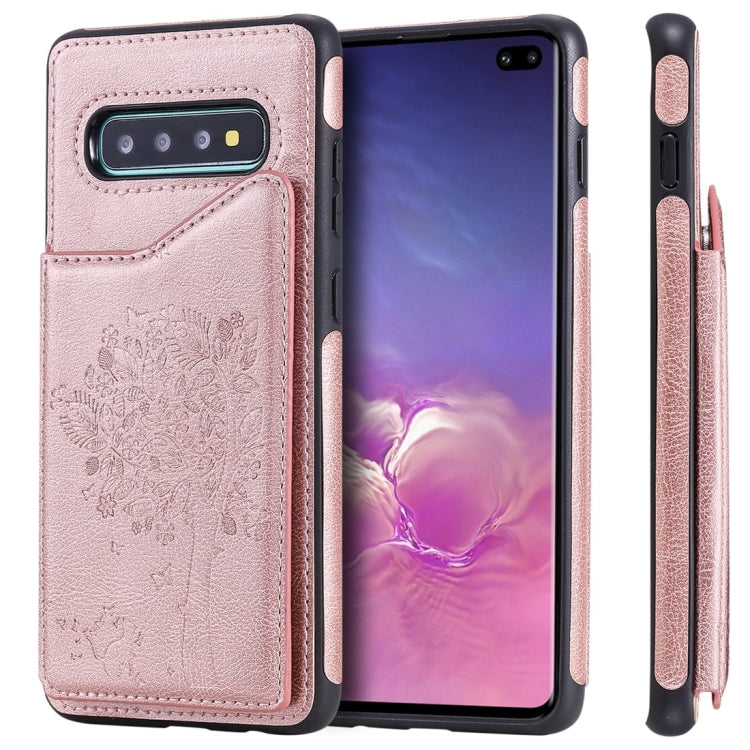 Cat Tree Embossing Pattern Shockproof Protective Case with Card Slots & Photo Frame, For Galaxy S8, For Galaxy S8+, For Galaxy S9, For Galaxy S9+, For Galaxy S10 5G, For Galaxy S10e, For Galaxy S10, For Galaxy S10+