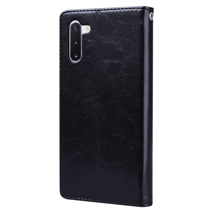 Business Style Oil Wax Texture Horizontal Flip Leather Case with Holder & Card Slots & Wallet, For Galaxy Note 10, For Galaxy Note 10 Pro / Note 10+