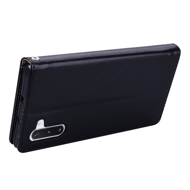 Business Style Oil Wax Texture Horizontal Flip Leather Case with Holder & Card Slots & Wallet, For Galaxy Note 10, For Galaxy Note 10 Pro / Note 10+