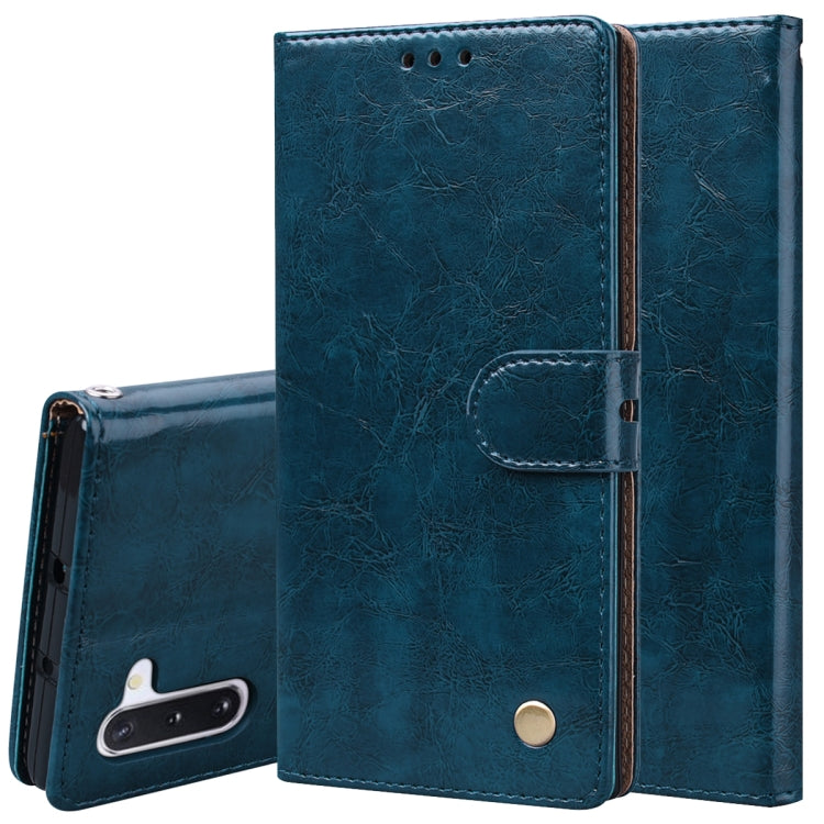 Business Style Oil Wax Texture Horizontal Flip Leather Case with Holder & Card Slots & Wallet, For Galaxy Note 10, For Galaxy Note 10 Pro / Note 10+