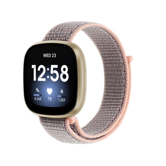 For Fitbit Versa 3 Nylon Loop Replacement Strap Watchband