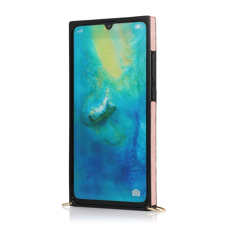 Square Zipper Wallet Bag TPU+PU Back Cover Case with Holder & Card Slots & Wallet & Cross-body Strap, For Huawei Mate 20, For Huawei Mate 20 Lite, For Huawei Mate 20 Pro, For Huawei Mate 30, For Huawei P30, For Huawei P30 Pro, For Huawei P30 Lite������...