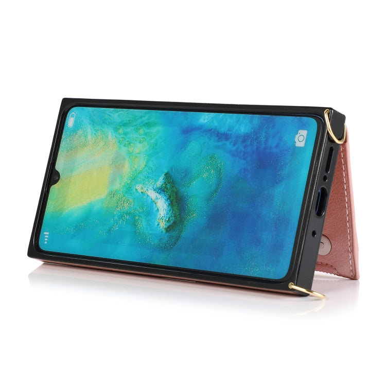 Square Zipper Wallet Bag TPU+PU Back Cover Case with Holder & Card Slots & Wallet & Cross-body Strap, For Huawei Mate 20, For Huawei Mate 20 Lite, For Huawei Mate 20 Pro, For Huawei Mate 30, For Huawei P30, For Huawei P30 Pro, For Huawei P30 Lite������...