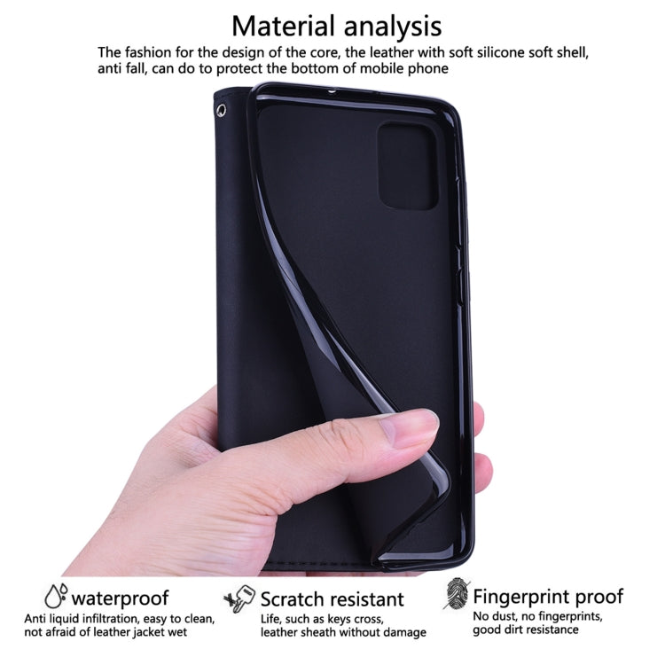 Frosted Business Magnetic Horizontal Flip PU Leather Case with Holder & Card Slot & Lanyard, For Huawei P Smart (2020), For Huawei Y6p (2020), For Samsung Galaxy A21s, For Samsung Galaxy M51, For Samsung Galaxy S20 FE 5G, For Xiaomi Redmi 9������������...