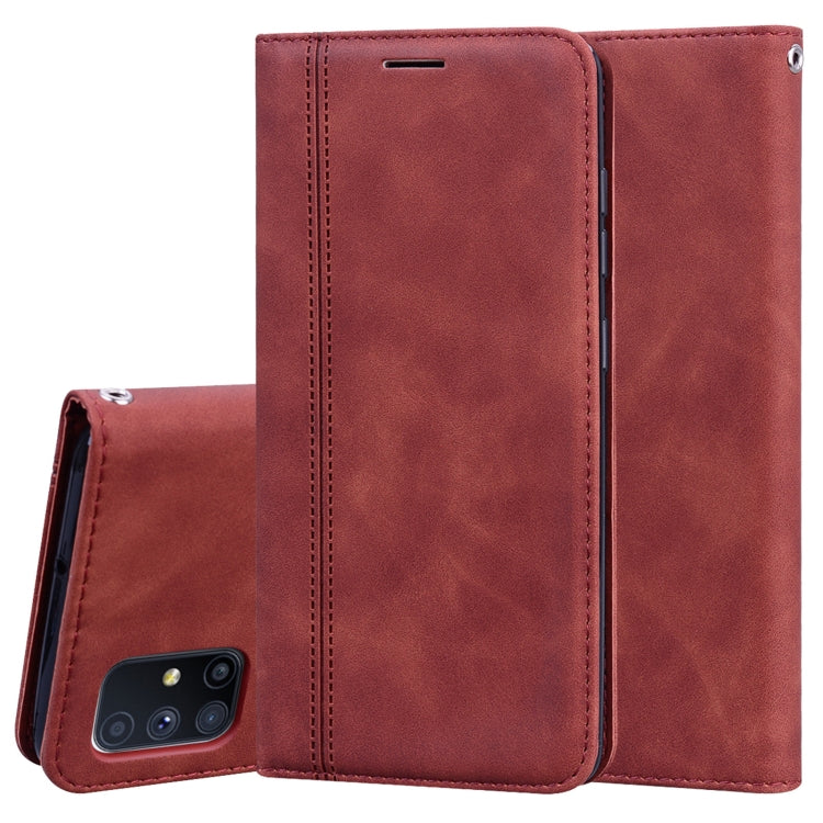 Frosted Business Magnetic Horizontal Flip PU Leather Case with Holder & Card Slot & Lanyard, For Huawei P Smart (2020), For Huawei Y6p (2020), For Samsung Galaxy A21s, For Samsung Galaxy M51, For Samsung Galaxy S20 FE 5G, For Xiaomi Redmi 9������������...