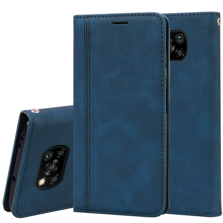 Frosted Business Magnetic Horizontal Flip PU Leather Case with Holder & Card Slot & Lanyard, For Huawei P Smart (2020), For Huawei Y6p (2020), For Samsung Galaxy A21s, For Samsung Galaxy M51, For Samsung Galaxy S20 FE 5G, For Xiaomi Redmi 9������������...