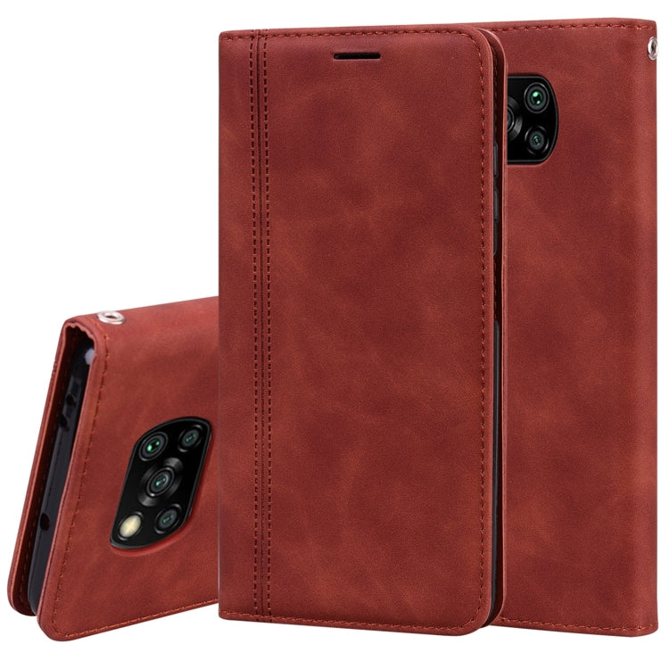 Frosted Business Magnetic Horizontal Flip PU Leather Case with Holder & Card Slot & Lanyard, For Huawei P Smart (2020), For Huawei Y6p (2020), For Samsung Galaxy A21s, For Samsung Galaxy M51, For Samsung Galaxy S20 FE 5G, For Xiaomi Redmi 9������������...