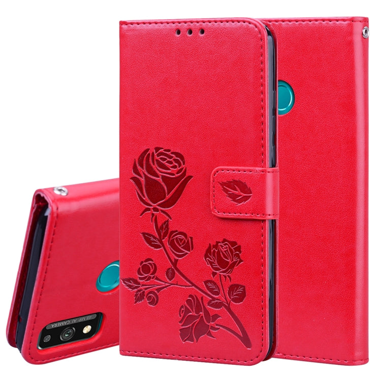 Rose Embossed Horizontal Flip PU Leather Case with Holder & Card Slots & Wallet, For Huawei Y6p, For Huawei Honor 9X Lite, For Samsung Galaxy A21s, For Samsung Galaxy M51, For Samsung Galaxy S20 FE 5G, For Xiaomi Redmi 9, For Xiaomi Redmi 9A�����������...