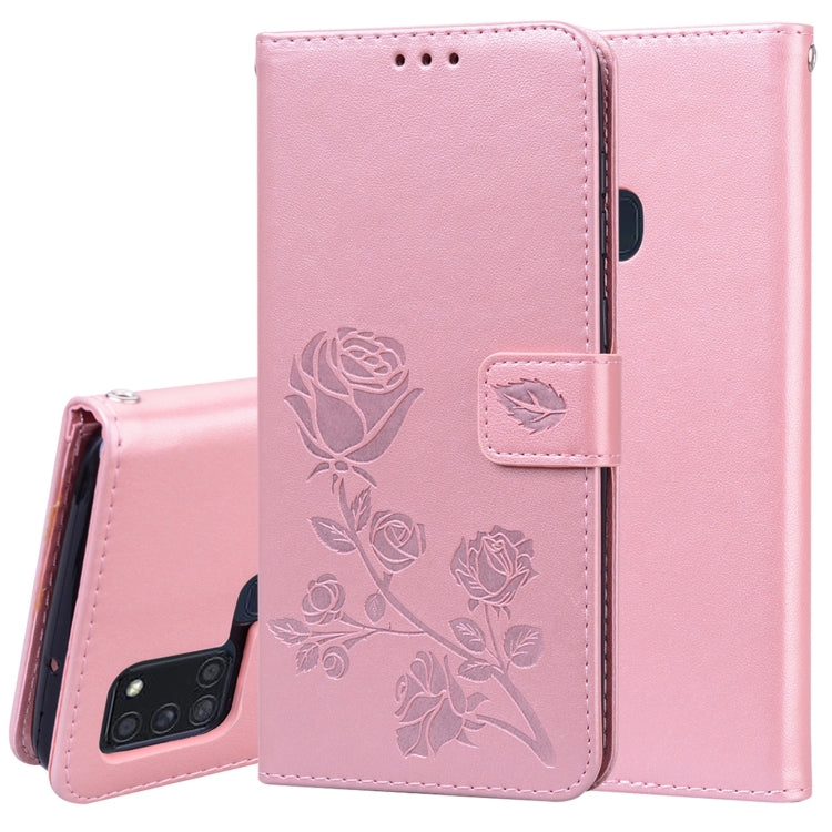 Rose Embossed Horizontal Flip PU Leather Case with Holder & Card Slots & Wallet, For Huawei Y6p, For Huawei Honor 9X Lite, For Samsung Galaxy A21s, For Samsung Galaxy M51, For Samsung Galaxy S20 FE 5G, For Xiaomi Redmi 9, For Xiaomi Redmi 9A�����������...