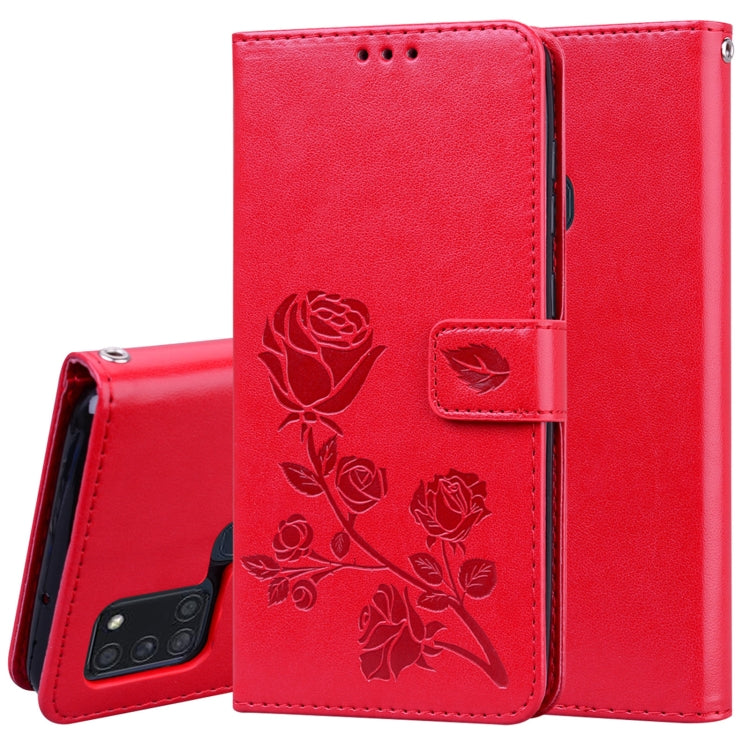 Rose Embossed Horizontal Flip PU Leather Case with Holder & Card Slots & Wallet, For Huawei Y6p, For Huawei Honor 9X Lite, For Samsung Galaxy A21s, For Samsung Galaxy M51, For Samsung Galaxy S20 FE 5G, For Xiaomi Redmi 9, For Xiaomi Redmi 9A�����������...