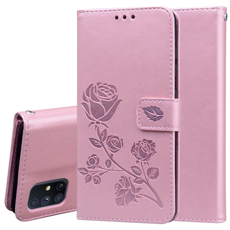 Rose Embossed Horizontal Flip PU Leather Case with Holder & Card Slots & Wallet, For Huawei Y6p, For Huawei Honor 9X Lite, For Samsung Galaxy A21s, For Samsung Galaxy M51, For Samsung Galaxy S20 FE 5G, For Xiaomi Redmi 9, For Xiaomi Redmi 9A�����������...