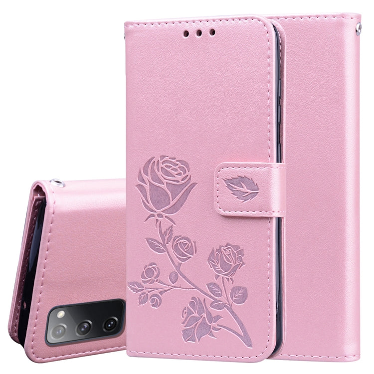 Rose Embossed Horizontal Flip PU Leather Case with Holder & Card Slots & Wallet, For Huawei Y6p, For Huawei Honor 9X Lite, For Samsung Galaxy A21s, For Samsung Galaxy M51, For Samsung Galaxy S20 FE 5G, For Xiaomi Redmi 9, For Xiaomi Redmi 9A�����������...