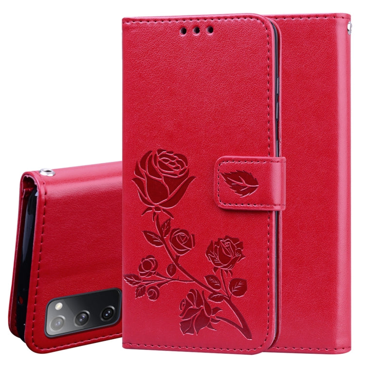 Rose Embossed Horizontal Flip PU Leather Case with Holder & Card Slots & Wallet, For Huawei Y6p, For Huawei Honor 9X Lite, For Samsung Galaxy A21s, For Samsung Galaxy M51, For Samsung Galaxy S20 FE 5G, For Xiaomi Redmi 9, For Xiaomi Redmi 9A�����������...