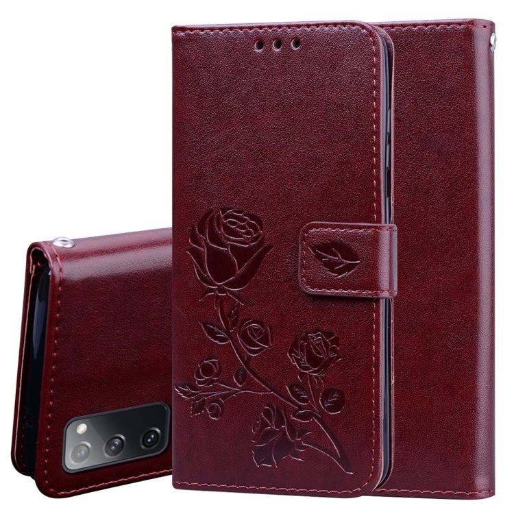 Rose Embossed Horizontal Flip PU Leather Case with Holder & Card Slots & Wallet, For Huawei Y6p, For Huawei Honor 9X Lite, For Samsung Galaxy A21s, For Samsung Galaxy M51, For Samsung Galaxy S20 FE 5G, For Xiaomi Redmi 9, For Xiaomi Redmi 9A�����������...