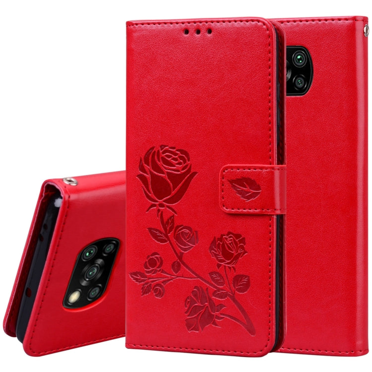 Rose Embossed Horizontal Flip PU Leather Case with Holder & Card Slots & Wallet, For Huawei Y6p, For Huawei Honor 9X Lite, For Samsung Galaxy A21s, For Samsung Galaxy M51, For Samsung Galaxy S20 FE 5G, For Xiaomi Redmi 9, For Xiaomi Redmi 9A�����������...