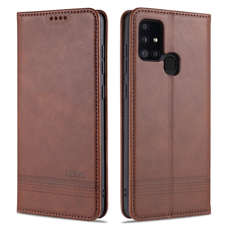 AZNS Magnetic Calf Texture Horizontal Flip Leather Case with Card Slots & Holder & Wallet, For Huawei Nova 8 SE, For OPPO K7 / Reno3 5G, For vivo Y3s / Y17, For vivo Y73s / S7e, For Samsung Galaxy M31