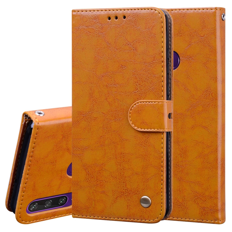 Business Style Oil Wax Texture Horizontal Flip Leather Case with Holder & Card Slots & Wallet, For Huawei Nova 7 SE / Honor 30S, For Huawei Y8P / Enjoy 10S, For Huawei Honor 30, For Huawei P Smart 2020, For Huawei Y6P 2020������������������������������...