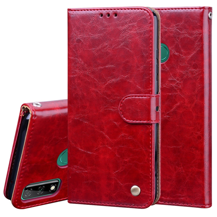 Business Style Oil Wax Texture Horizontal Flip Leather Case with Holder & Card Slots & Wallet, For Huawei Nova 7 SE / Honor 30S, For Huawei Y8P / Enjoy 10S, For Huawei Honor 30, For Huawei P Smart 2020, For Huawei Y6P 2020������������������������������...
