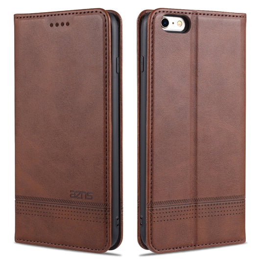 AZNS Magnetic Calf Texture Horizontal Flip Leather Case with Card Slots & Holder & Wallet