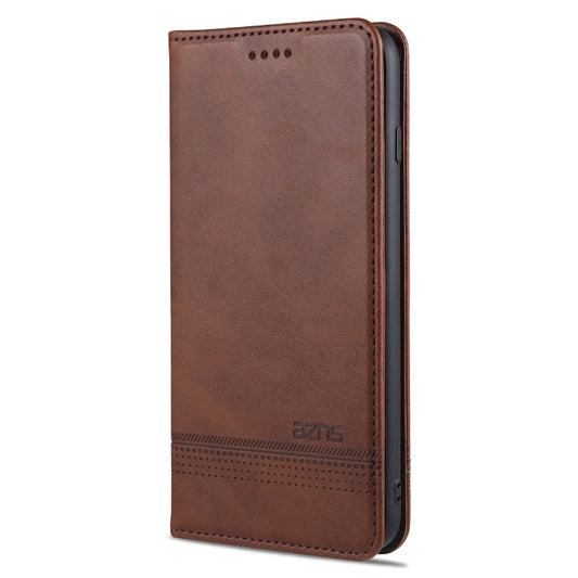 AZNS Magnetic Calf Texture Horizontal Flip Leather Case with Card Slots & Holder & Wallet