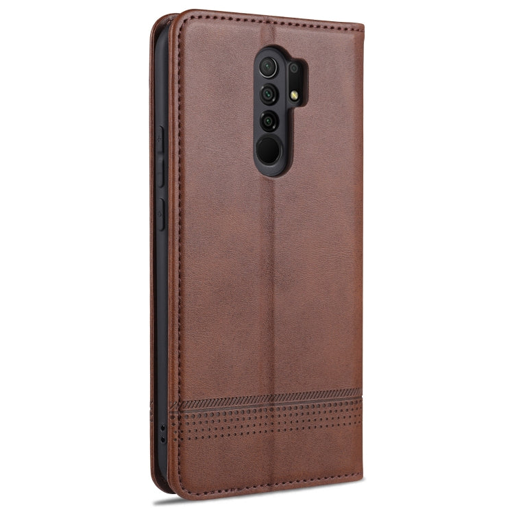 AZNS Magnetic Calf Texture Horizontal Flip Leather Case with Card Slots & Holder & Wallet, For Xiaomi Redmi 9, For Xiaomi Redmi Note 9 / 10X, For Xiaomi Mi 10 5G / 10 Pro 5G, For Xiaomi POCO X3 NFC, For Xiaomi Redmi 10X 5G������������������������������...