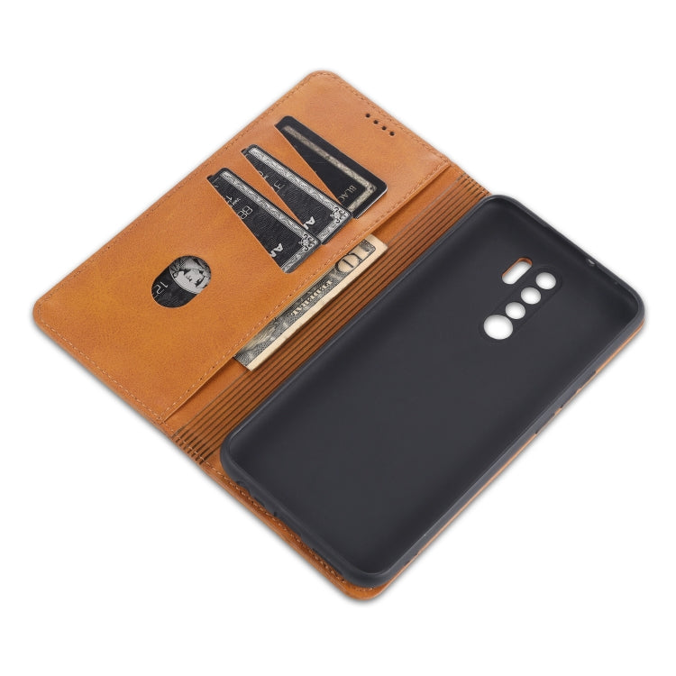 AZNS Magnetic Calf Texture Horizontal Flip Leather Case with Card Slots & Holder & Wallet, For Xiaomi Redmi 9, For Xiaomi Redmi Note 9 / 10X, For Xiaomi Mi 10 5G / 10 Pro 5G, For Xiaomi POCO X3 NFC, For Xiaomi Redmi 10X 5G������������������������������...