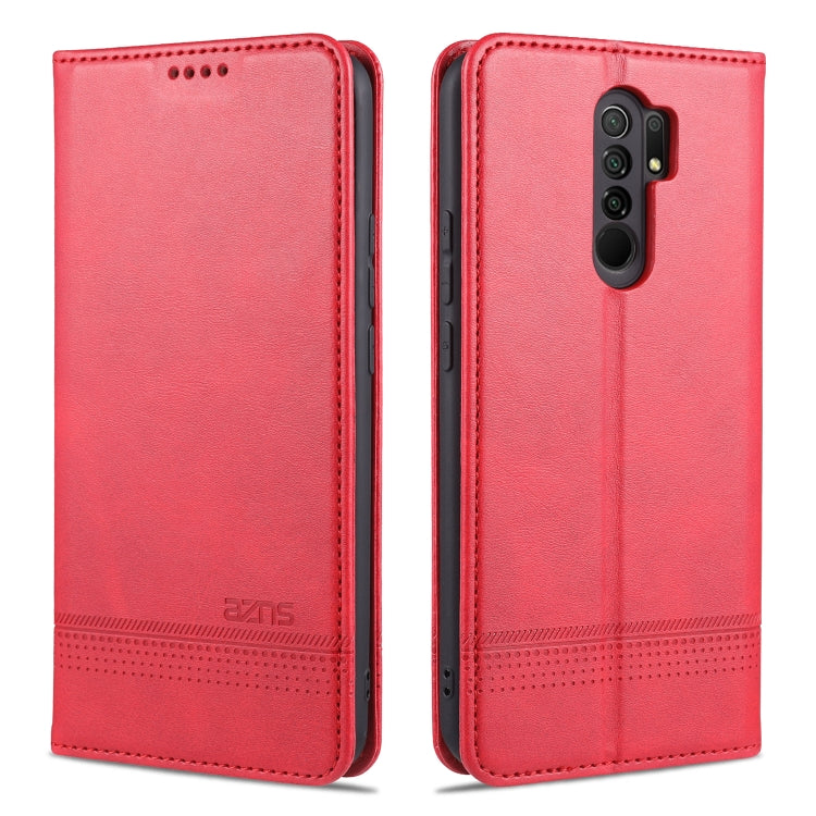 AZNS Magnetic Calf Texture Horizontal Flip Leather Case with Card Slots & Holder & Wallet, For Xiaomi Redmi 9, For Xiaomi Redmi Note 9 / 10X, For Xiaomi Mi 10 5G / 10 Pro 5G, For Xiaomi POCO X3 NFC, For Xiaomi Redmi 10X 5G������������������������������...