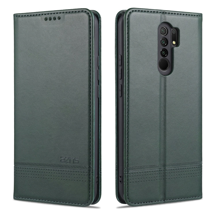 AZNS Magnetic Calf Texture Horizontal Flip Leather Case with Card Slots & Holder & Wallet, For Xiaomi Redmi 9, For Xiaomi Redmi Note 9 / 10X, For Xiaomi Mi 10 5G / 10 Pro 5G, For Xiaomi POCO X3 NFC, For Xiaomi Redmi 10X 5G������������������������������...