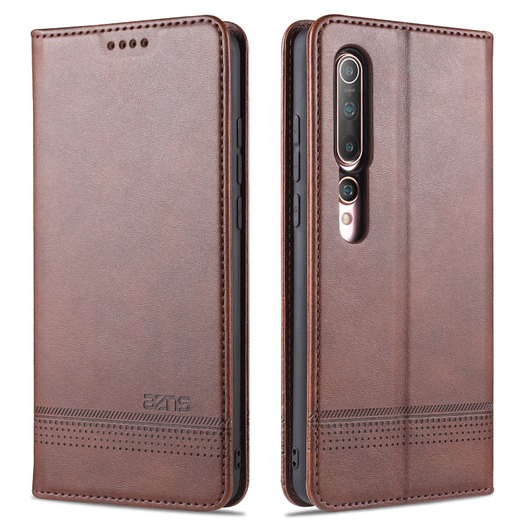 AZNS Magnetic Calf Texture Horizontal Flip Leather Case with Card Slots & Holder & Wallet, For Xiaomi Redmi 9, For Xiaomi Redmi Note 9 / 10X, For Xiaomi Mi 10 5G / 10 Pro 5G, For Xiaomi POCO X3 NFC, For Xiaomi Redmi 10X 5G������������������������������...