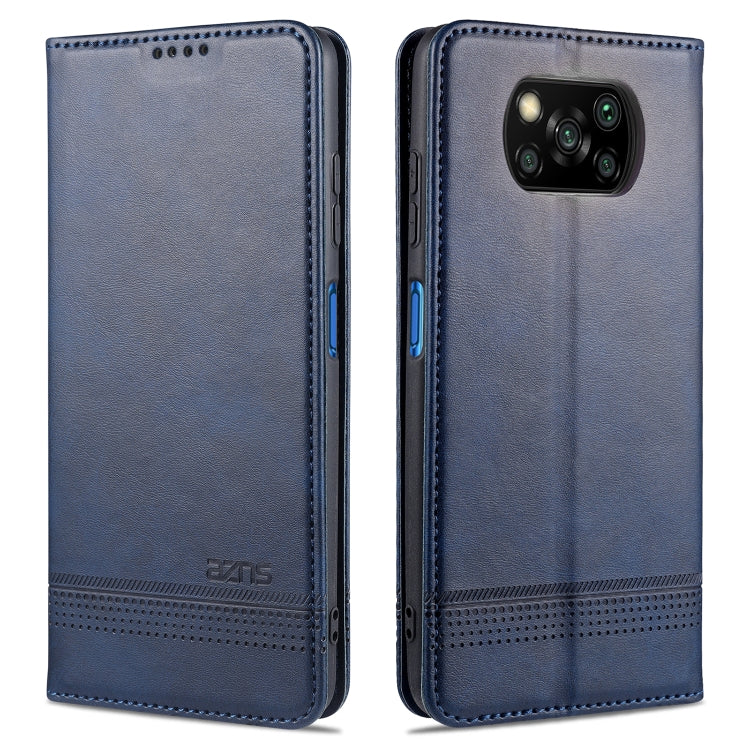 AZNS Magnetic Calf Texture Horizontal Flip Leather Case with Card Slots & Holder & Wallet, For Xiaomi Redmi 9, For Xiaomi Redmi Note 9 / 10X, For Xiaomi Mi 10 5G / 10 Pro 5G, For Xiaomi POCO X3 NFC, For Xiaomi Redmi 10X 5G������������������������������...