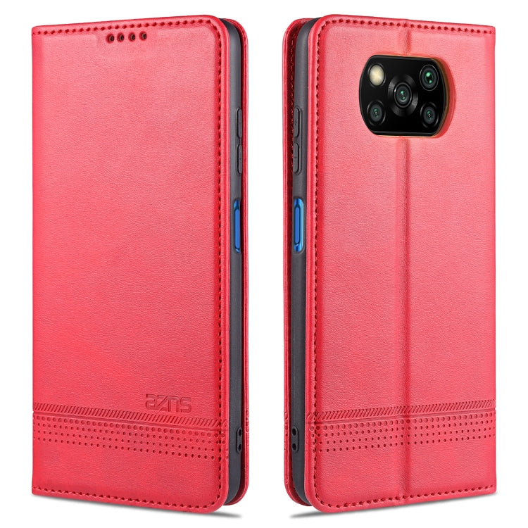 AZNS Magnetic Calf Texture Horizontal Flip Leather Case with Card Slots & Holder & Wallet, For Xiaomi Redmi 9, For Xiaomi Redmi Note 9 / 10X, For Xiaomi Mi 10 5G / 10 Pro 5G, For Xiaomi POCO X3 NFC, For Xiaomi Redmi 10X 5G������������������������������...