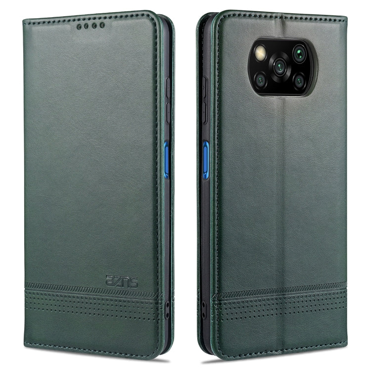 AZNS Magnetic Calf Texture Horizontal Flip Leather Case with Card Slots & Holder & Wallet, For Xiaomi Redmi 9, For Xiaomi Redmi Note 9 / 10X, For Xiaomi Mi 10 5G / 10 Pro 5G, For Xiaomi POCO X3 NFC, For Xiaomi Redmi 10X 5G������������������������������...