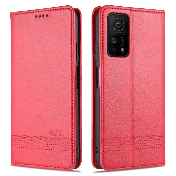 AZNS Magnetic Calf Texture Horizontal Flip Leather Case with Card Slots & Holder & Wallet, For Xiaomi Redmi 9, For Xiaomi Redmi Note 9 / 10X, For Xiaomi Mi 10 5G / 10 Pro 5G, For Xiaomi POCO X3 NFC, For Xiaomi Redmi 10X 5G������������������������������...