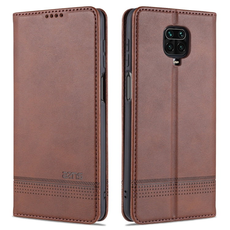 AZNS Magnetic Calf Texture Horizontal Flip Leather Case with Card Slots & Holder & Wallet, For Xiaomi Redmi 9, For Xiaomi Redmi Note 9 / 10X, For Xiaomi Mi 10 5G / 10 Pro 5G, For Xiaomi POCO X3 NFC, For Xiaomi Redmi 10X 5G������������������������������...