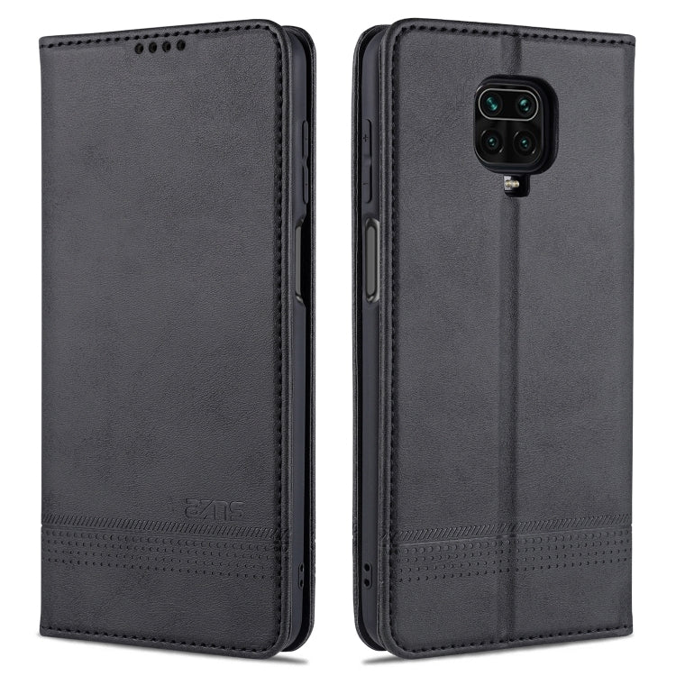 AZNS Magnetic Calf Texture Horizontal Flip Leather Case with Card Slots & Holder & Wallet, For Xiaomi Redmi 9, For Xiaomi Redmi Note 9 / 10X, For Xiaomi Mi 10 5G / 10 Pro 5G, For Xiaomi POCO X3 NFC, For Xiaomi Redmi 10X 5G������������������������������...