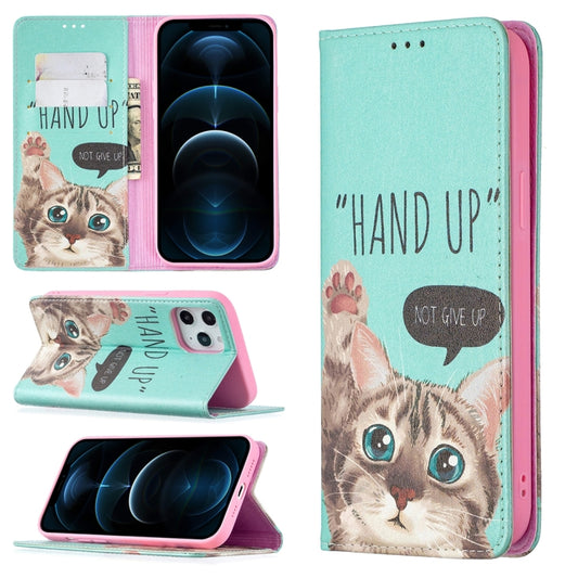 Colored Drawing Pattern Invisible Magnetic Horizontal Flip PU Leather Case with Holder & Card Slots & Wallet