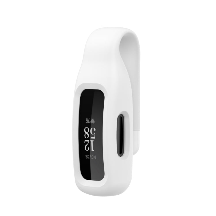 For Fitbit Inspire 2 Steel Sheet Silicone Protective Clip Case Cover