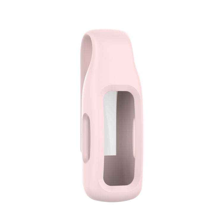 For Fitbit Inspire 2 Steel Sheet Silicone Protective Clip Case Cover