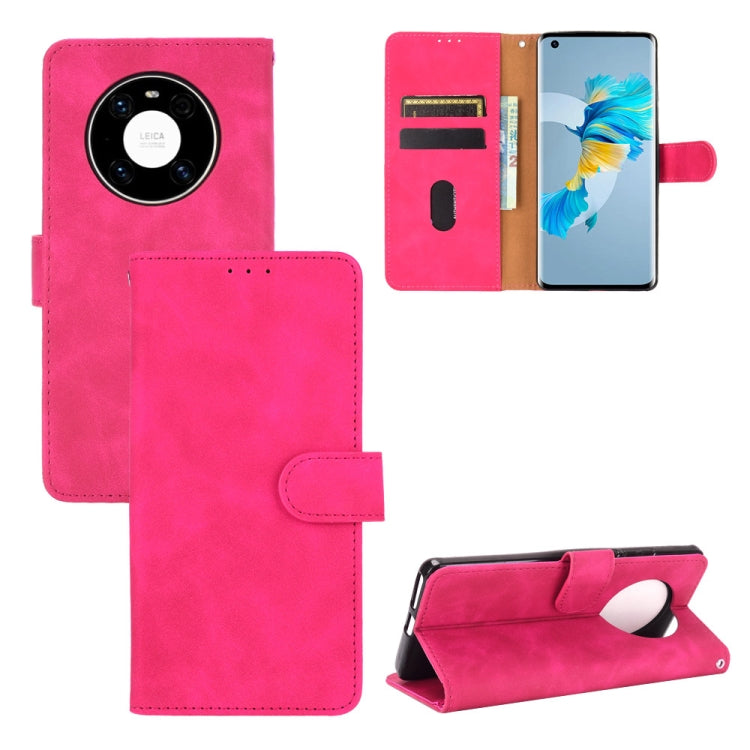 Solid Color Skin Feel Magnetic Buckle Horizontal Flip Calf Texture PU Leather Case with Holder & Card Slots & Wallet, For Huawei Mate 40, For Huawei Mate 40 Pro, For OnePlus Nord N10 5G, For OnePlus Nord N100, For Oukitel WP5