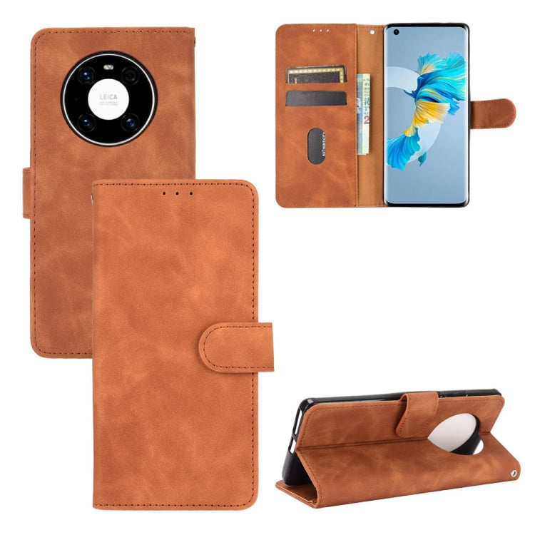 Solid Color Skin Feel Magnetic Buckle Horizontal Flip Calf Texture PU Leather Case with Holder & Card Slots & Wallet, For Huawei Mate 40, For Huawei Mate 40 Pro, For OnePlus Nord N10 5G, For OnePlus Nord N100, For Oukitel WP5