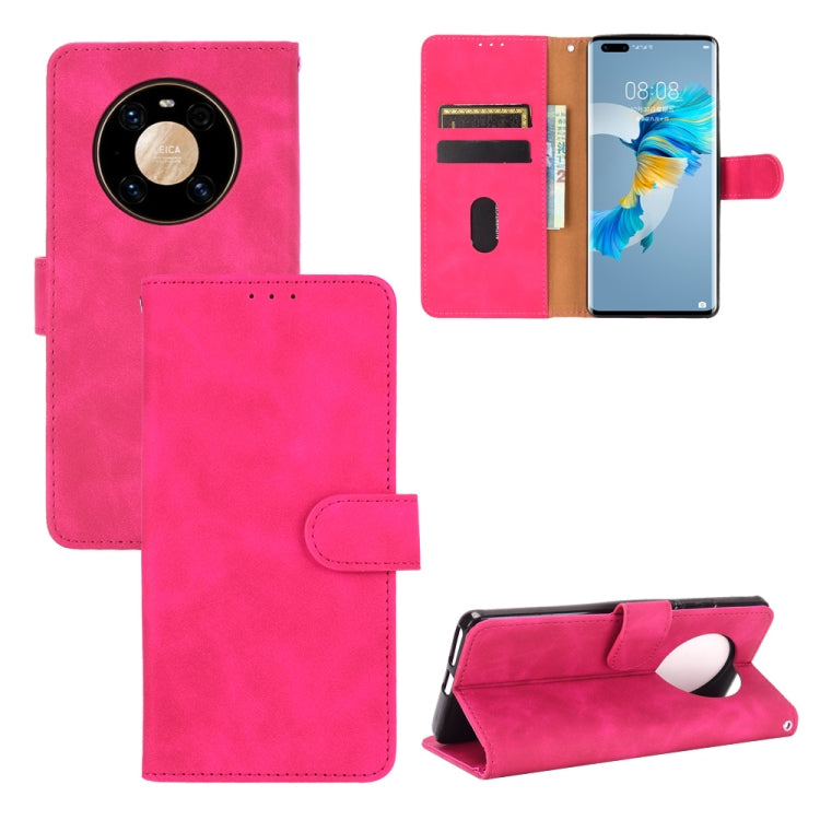Solid Color Skin Feel Magnetic Buckle Horizontal Flip Calf Texture PU Leather Case with Holder & Card Slots & Wallet, For Huawei Mate 40, For Huawei Mate 40 Pro, For OnePlus Nord N10 5G, For OnePlus Nord N100, For Oukitel WP5